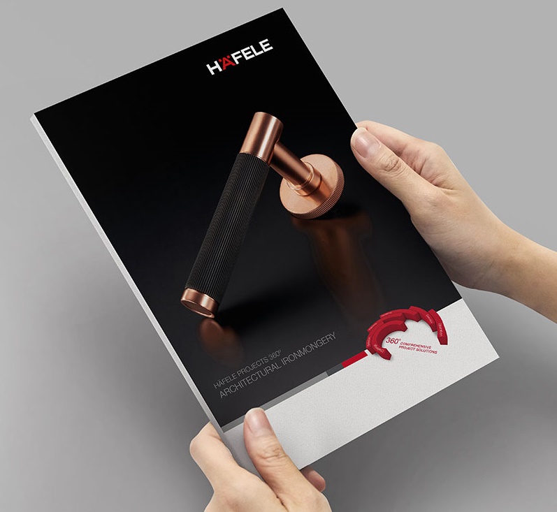 Häfele Projects 360֯ makes a statement with new architectural ironmongery brochure